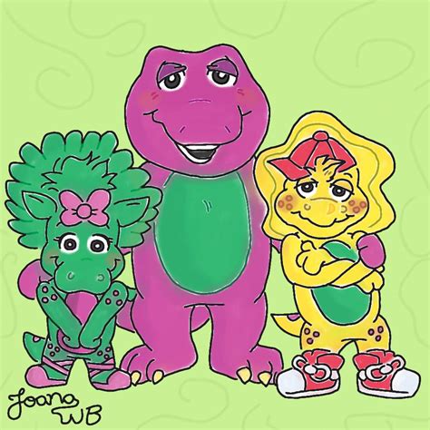 b.j. barney and friends|barney bj baby bop.